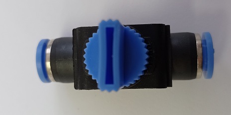 Kugelhahn Ø 8 mm - Ø 8 mm Pneumatisch HVFF8 VPE: 10St