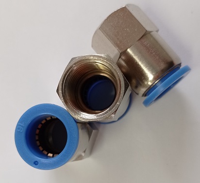 Anschluss gerade Pneumatisch  Ø 16 mm - IG 1/2" PCF16-04 VPE: 5 St